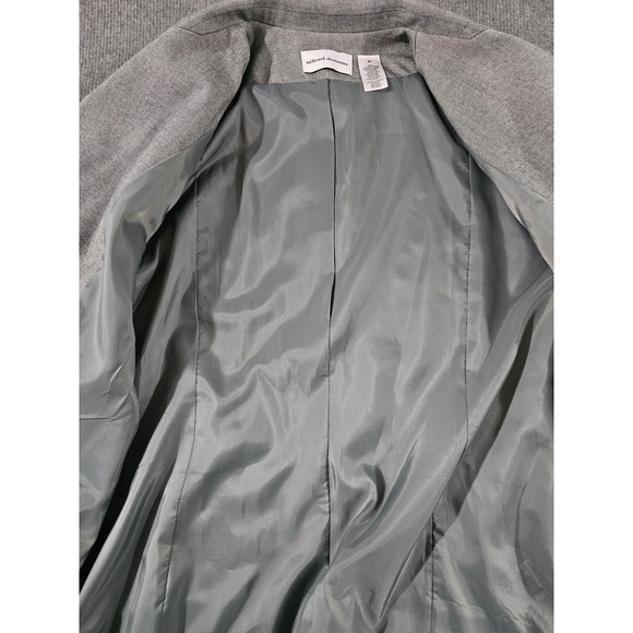 Alfred Dunner Womens Gray 3-Button Textured Blazer Jacket Size 20 - Picture 11 of 16